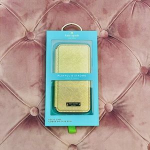 Kate Spade iPhone XS/X folio case